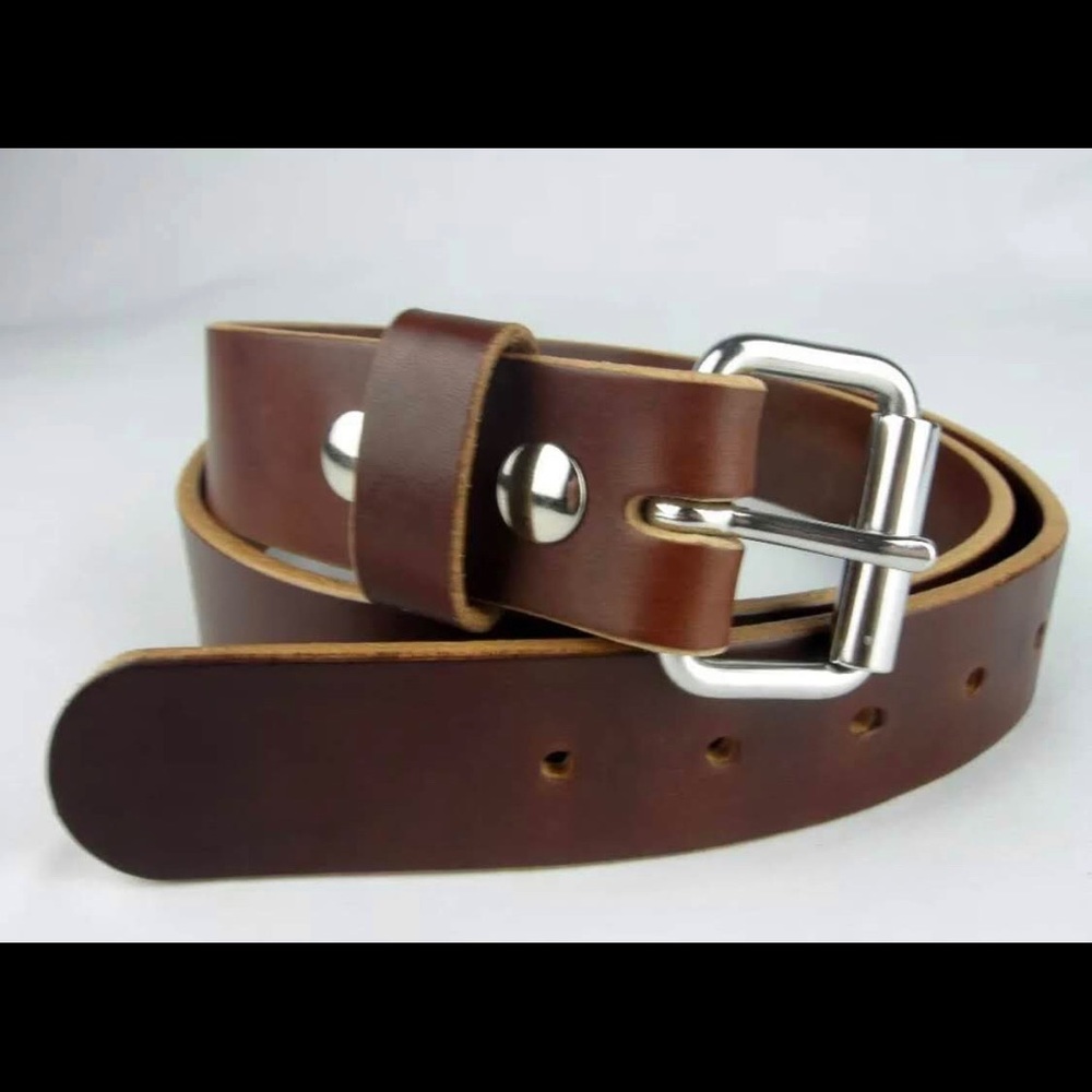 Genuine Leather belt  1 Holes Dress Casual